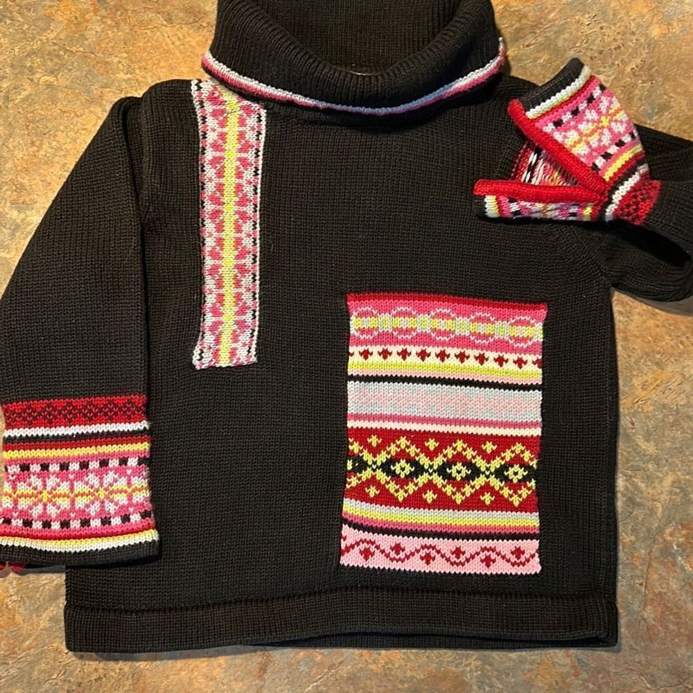 Hanna Andersson pullover Ski Sweater 90 3T